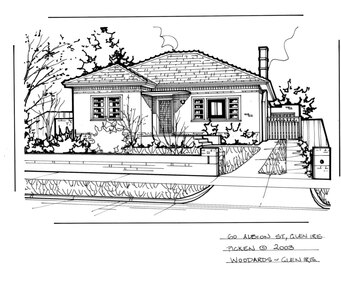 Drawing (series) - Architectural drawing, 60 Albion Road, Glen Iris, 2003