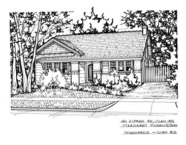 Drawing (series) - Architectural drawing, 40 Alfred Road, Glen Iris, 2001