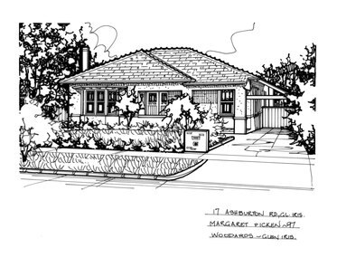 Drawing (series) - Architectural drawing, 17 Ashburton Road, Glen Iris, 1997