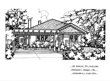 Drawing (series) - Architectural drawing, 23 Barina Road, Glen Iris, 1996