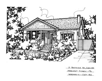 Drawing (series) - Architectural drawing, 3 Boyanda Road, Glen Iris, 1996