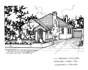 Drawing (series) - Architectural drawing, 16 Brandon Street, Glen Iris, 1996