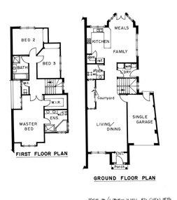 Drawing (series) - Architectural drawing, 1 Brownell Road, Glen Iris, 2001