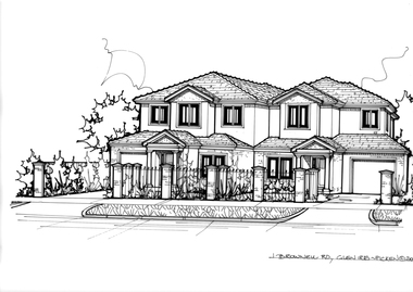 Drawing (series) - Architectural drawing, 1 Brownell Road, Glen Iris, 2001