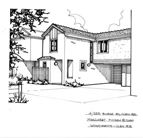 Drawing (series) - Architectural drawing, 4/253 Burke Road, Glen Iris, 2000