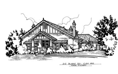 Drawing (series) - Architectural drawing, 210 Burke Road, Glen Iris, 1991