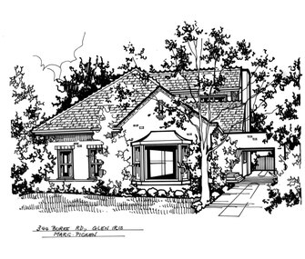 Drawing (series) - Architectural drawing, 344 Burke Road, Glen Iris, 1991