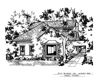 Drawing (series) - Architectural drawing, 344 Burke Road, Glen Iris, 1998
