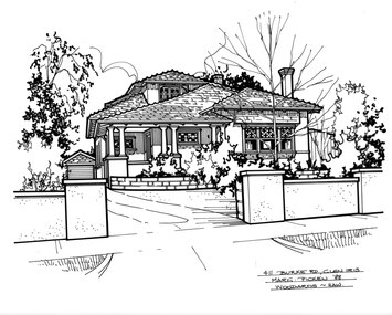 Drawing (series) - Architectural drawing, 411 Burke Road, Glen Iris, 1988