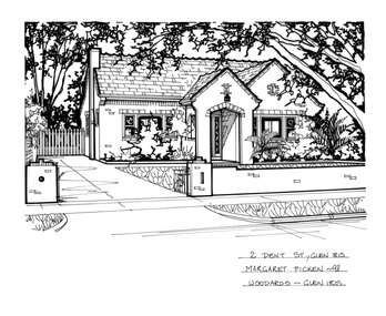 Drawing (series) - Architectural drawing, 2 Dent Street, Glen Iris, 1998
