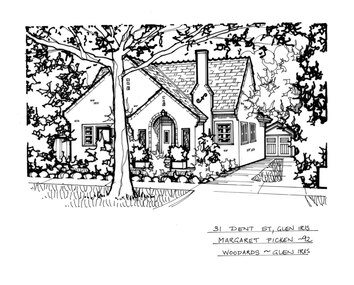 Drawing (series) - Architectural drawing, 31 Dent Street, Glen Iris, 1992