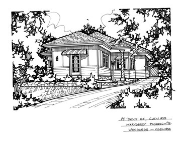 Drawing (series) - Architectural drawing, 84 Dent Street, Glen Iris, 1992