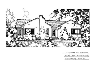 Drawing (series) - Architectural drawing, 2 Dundas Street, Glen Iris, 2001