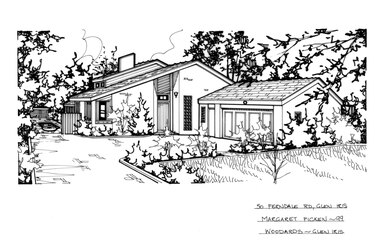 Drawing (series) - Architectural drawing, 50 Ferndale Road, Glen Iris, 1999