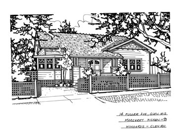 Drawing (series) - Architectural drawing, 14 Fuller Avenue, Glen Iris, 1993