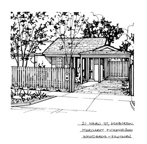 Drawing (series) - Architectural drawing, 21 Nairn Street, Ashburton, 2001