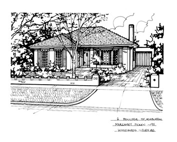 Drawing (series) - Architectural drawing, 6 Poulter Street, Ashburton, 1995