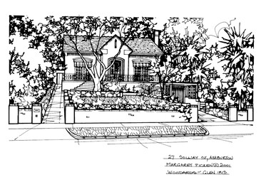 Drawing (series) - Architectural drawing, 27 Solway Street, Ashburton, 2001