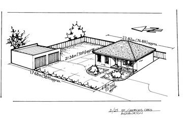 Drawing (series) - Architectural drawing, 2/25 Georges Crescent, Ashburton, Unknown