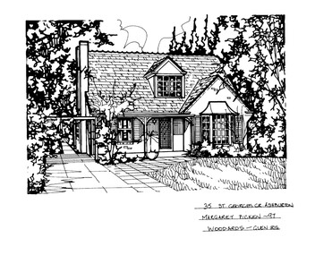 Drawing (series) - Architectural drawing, 35 St Georges Crescent, Ashburton, 1997