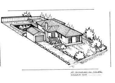 Drawing (series) - Architectural drawing, 45 Sunderland Avenue, Ashburton, 2004