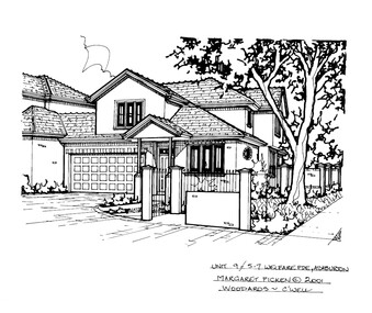 Drawing (series) - Architectural drawing, 9/5-7 Welfare Parade, Ashburton, 2001