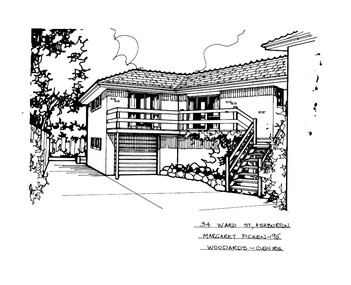 Drawing (series) - Architectural drawing, 34 Ward Street, Ashburton, 1995