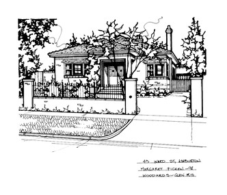 Drawing (series) - Architectural drawing, 43 Ward Street, Ashburton, 1998