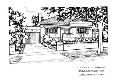 Drawing (series) - Architectural drawing, 33 Yuile Street, Ashburton, 2000