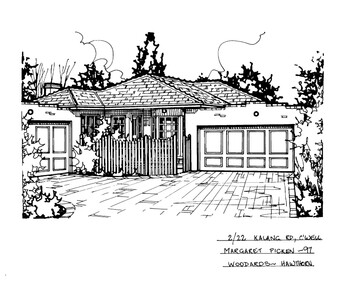 Drawing (series) - Architectural drawing, 2/22 Kalang Road, Camberwell, 1997