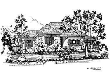 Drawing (series) - Architectural drawing, 20 Lansell Crescent, Camberwell, Unknown