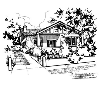 Drawing (series) - Architectural drawing, 18 Lockhart Street, Camberwell, 1988