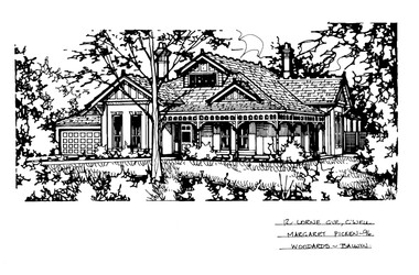 Drawing (series) - Architectural drawing, 12 Lorne Grove, Camberwell, 1996