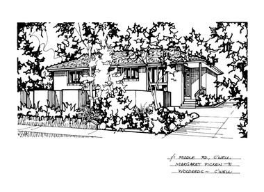 Drawing (series) - Architectural drawing, 1/1 Middle Road, Camberwell, 1991