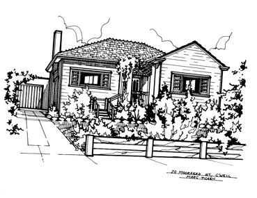 Drawing (series) - Architectural drawing, 20 Moorhead Street, Camberwell, Unknown