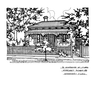Drawing (series) - Architectural drawing, 36 Moorhouse Street, Camberwell, 1993