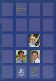 Booklet (Item), Colin F. Black, The Headmaster's report 1995, Camberwell Grammar School, 1995