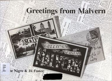 Book (Item), Jane Nigro et al, Greetings from Malvern, 1994