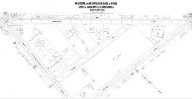 Map (Item) - MMBW map, Melbourne and Metropolitan Board of Works, Melbourne and Metropolitan Board of Works - Shire of Boroondara and Camberwell - Detail Plan no. 1852, August 1904