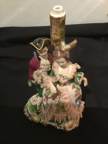 Dresden China - Lamp base, Dresden Porcelain