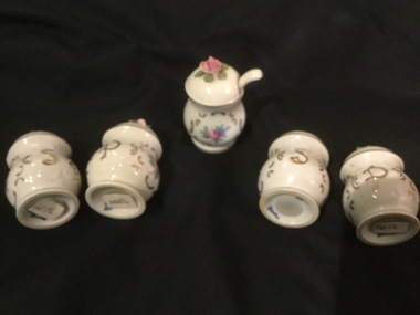 Dresden China - Condiment dishes, Dresden Porcelain