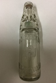 Glass bottle, F.J.Becker