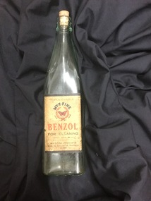 Glass bottle, W. Munro