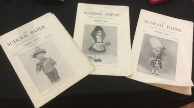School paper, Education Department. Victoria (Australia), 1967