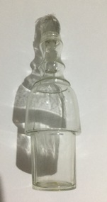 Glass cruet set (part of)