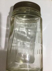 Glass preserving jar, Australian Glass Manufacturers Co. Ltd