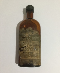 Glass bottle, J. Bosisto & Co. Pty. Ltd