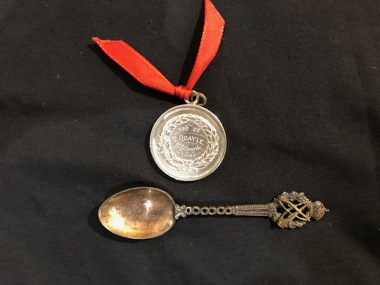 Medal and Spoon, 1904 and 1916