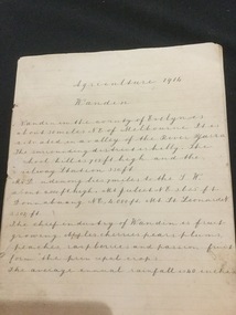 A school exercise book for student use.