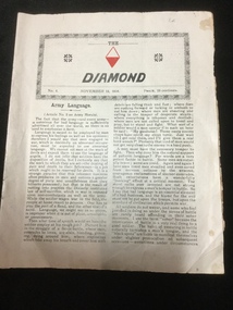 Newspaper, 24th Battalion Press, Diamond, 1918